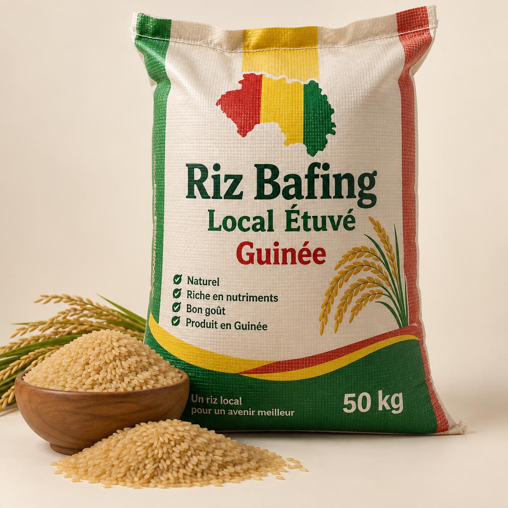 Riz local étuvé